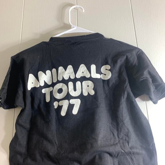 1977 PINK FLOYD Animals Tour double sided single stitch graphic tee shirt M Pig - Picture 7 of 7